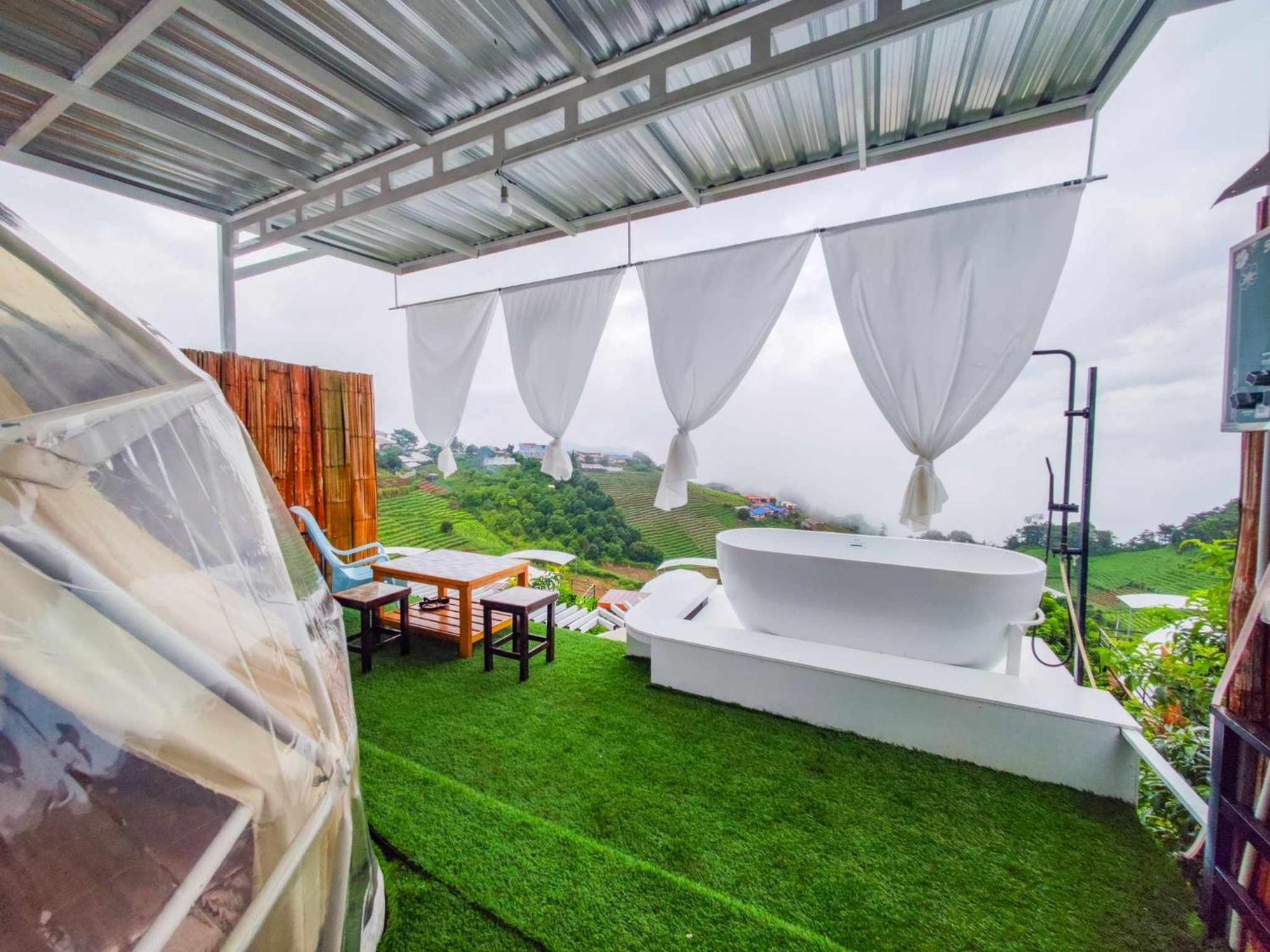 ภูวิมาน ม่อนแจ่ม Hotel Mon Jam Eksteriør billede